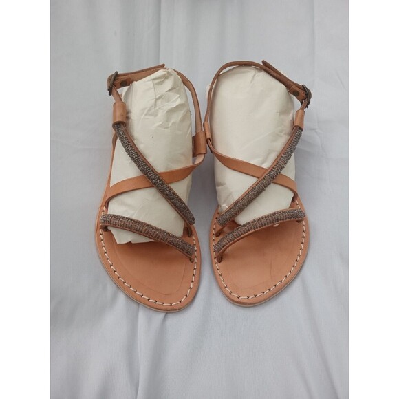 LaidBack London Azari Slingback Sandals in black Size 8 Women (Runs Small) - Picture 6 of 9